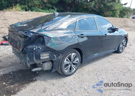 2018 Honda Civic Ex-L from USA, damaged, VIN JHMFC1F74JX021341